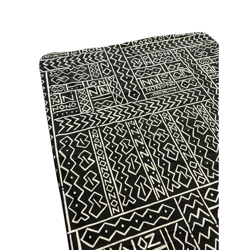 Vintage Black/white Wipeable Table Cloth Mudcloth African Style